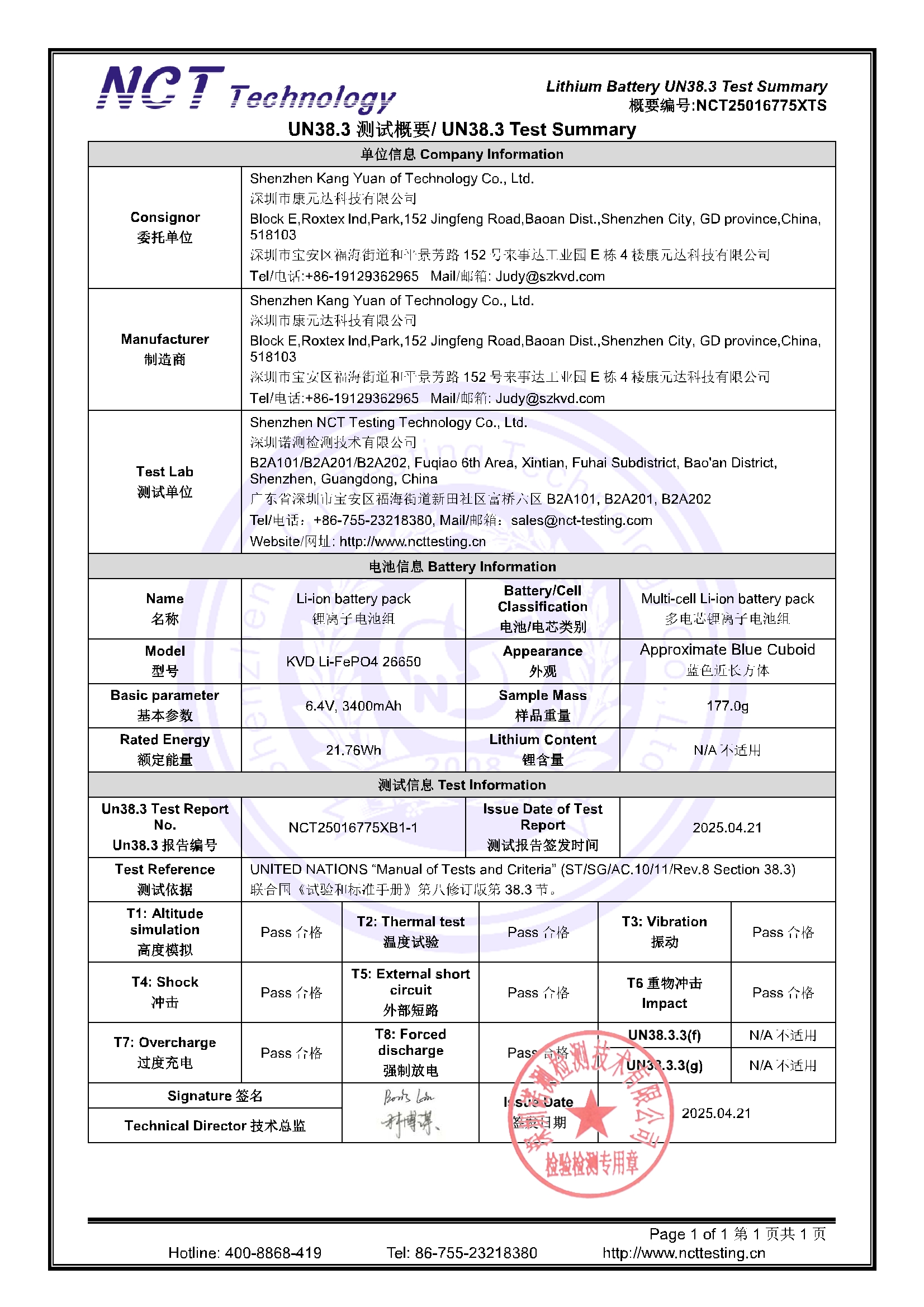 NCT25016775XTS