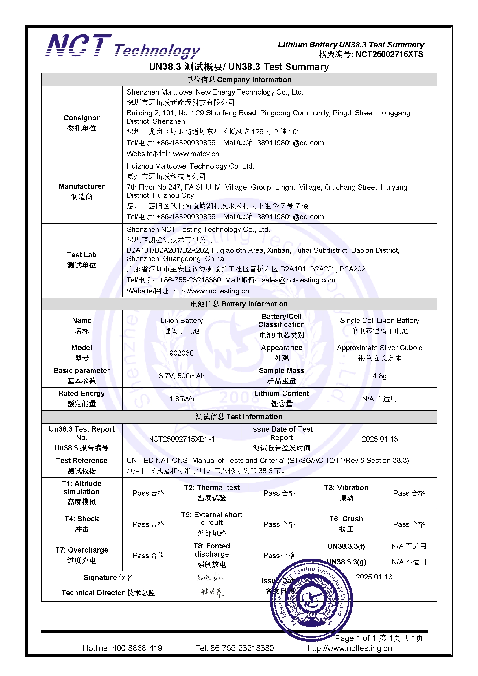 NCT25002715XTS
