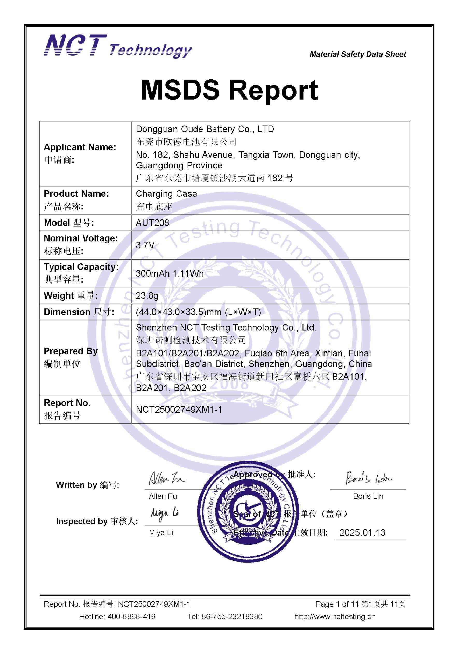NCT25002749XM1-1