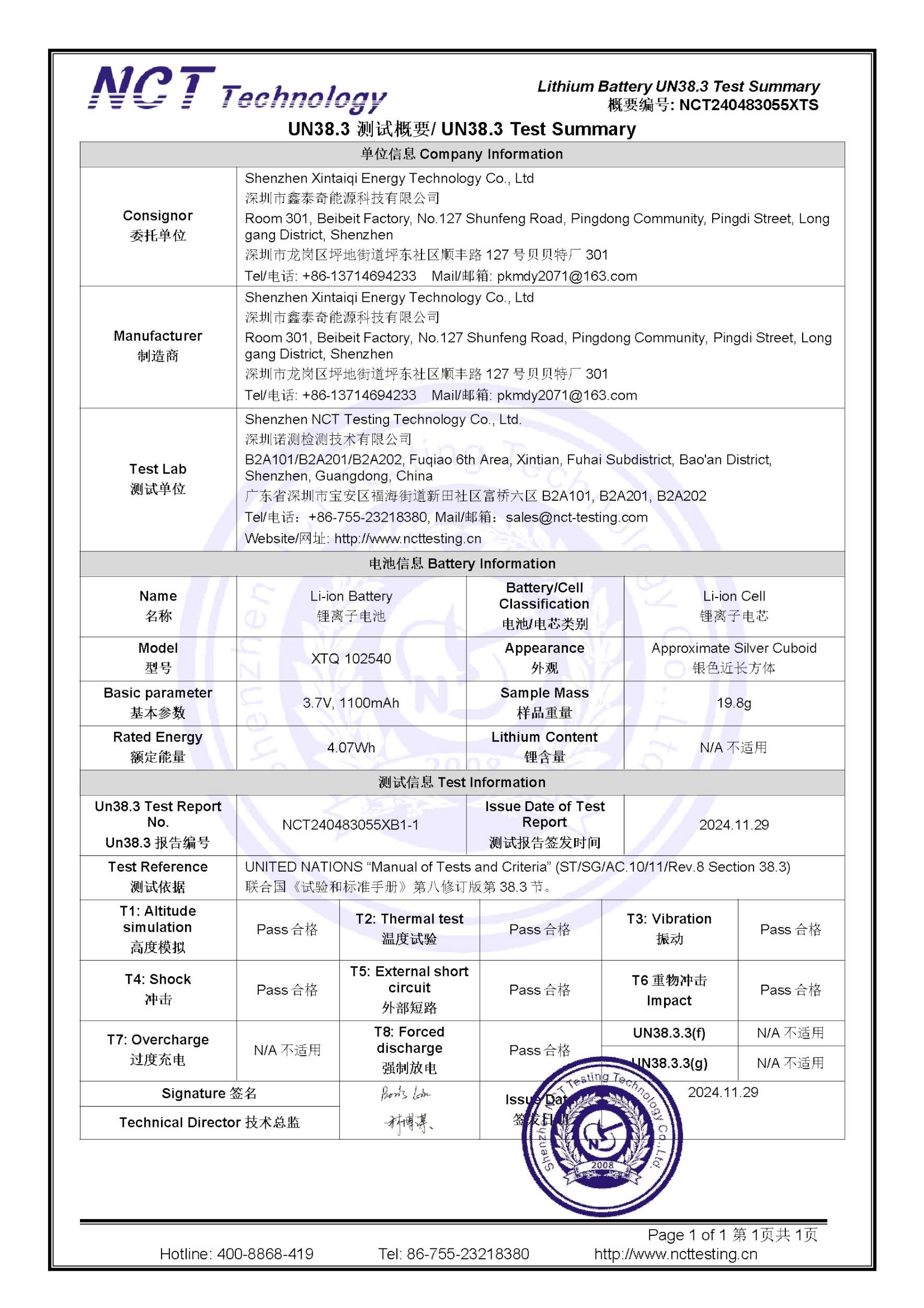 NCT240483055XTS