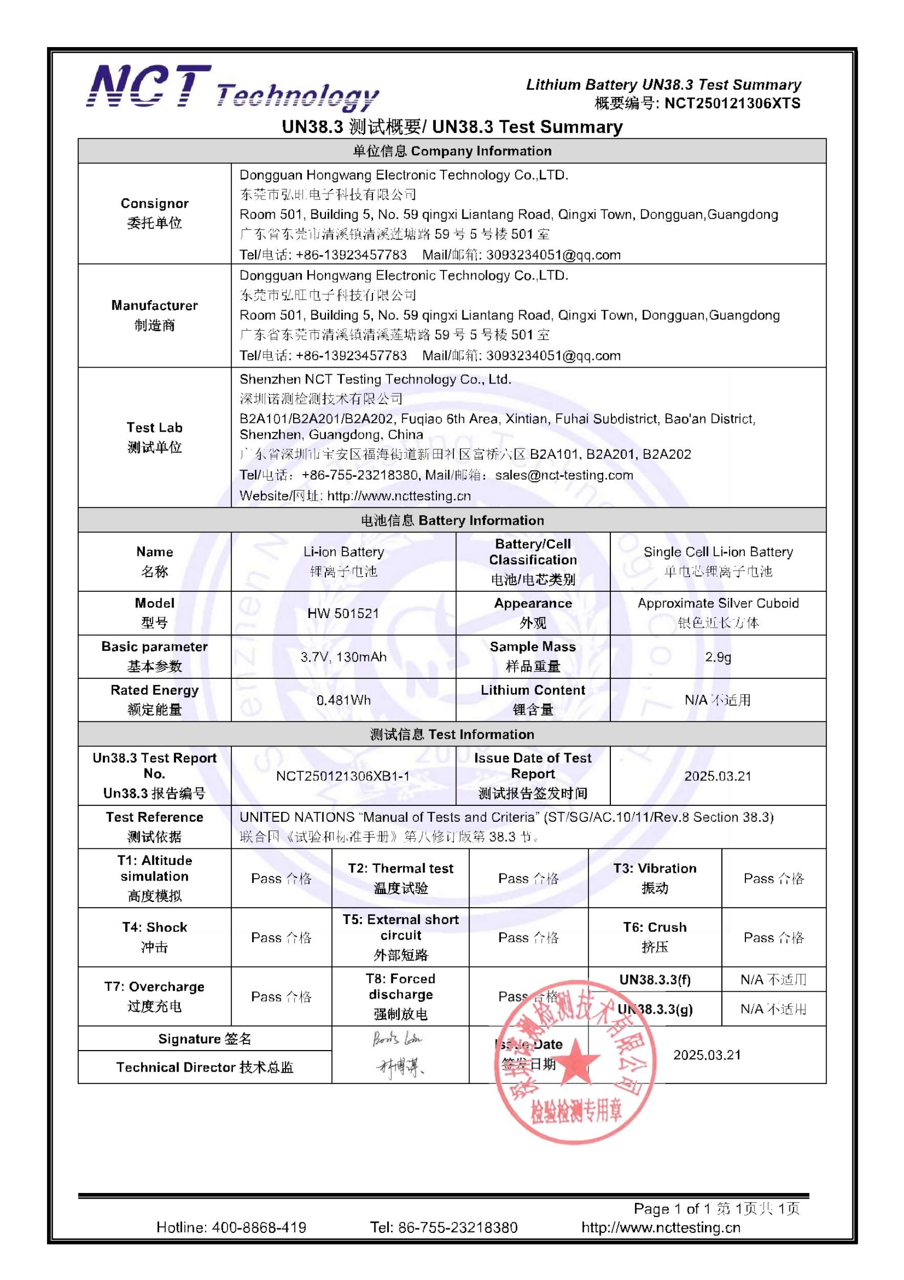 NCT250121306XTS