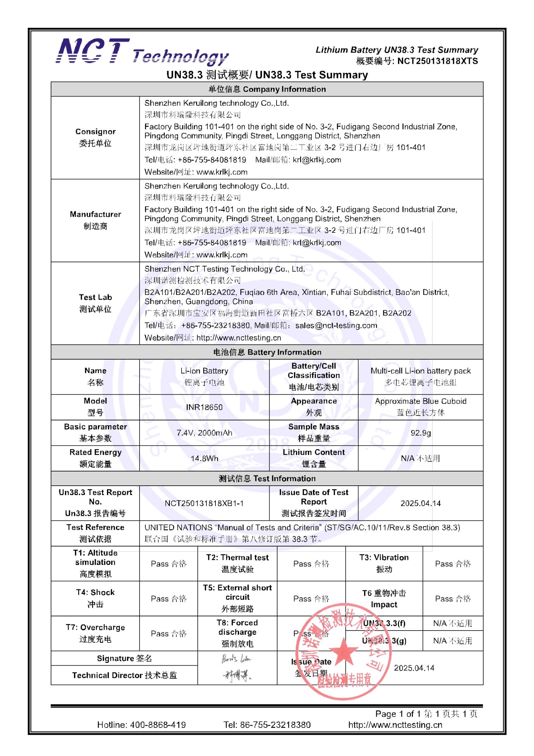 NCT250131818XTS