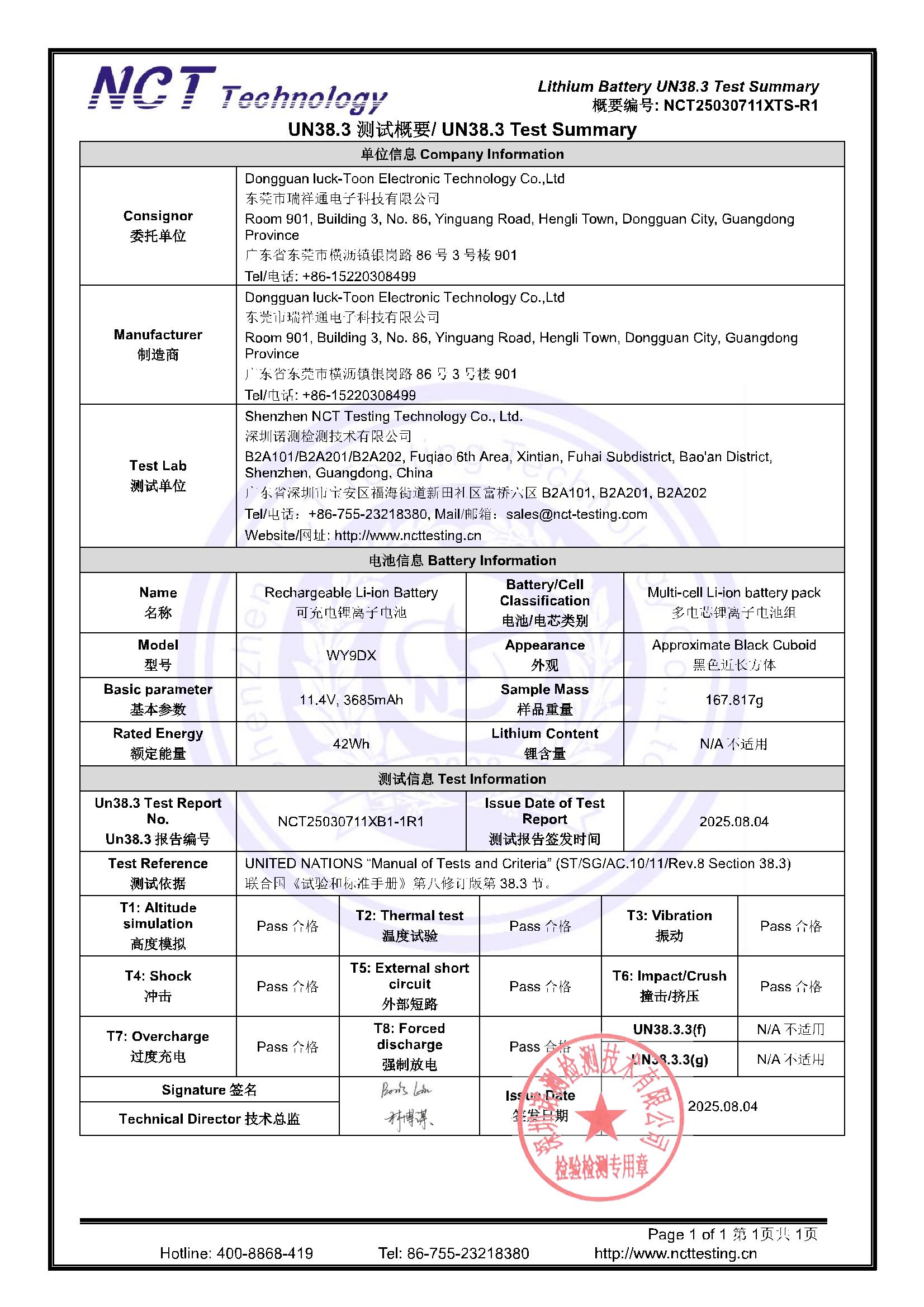 NCT25030711XTS-R1