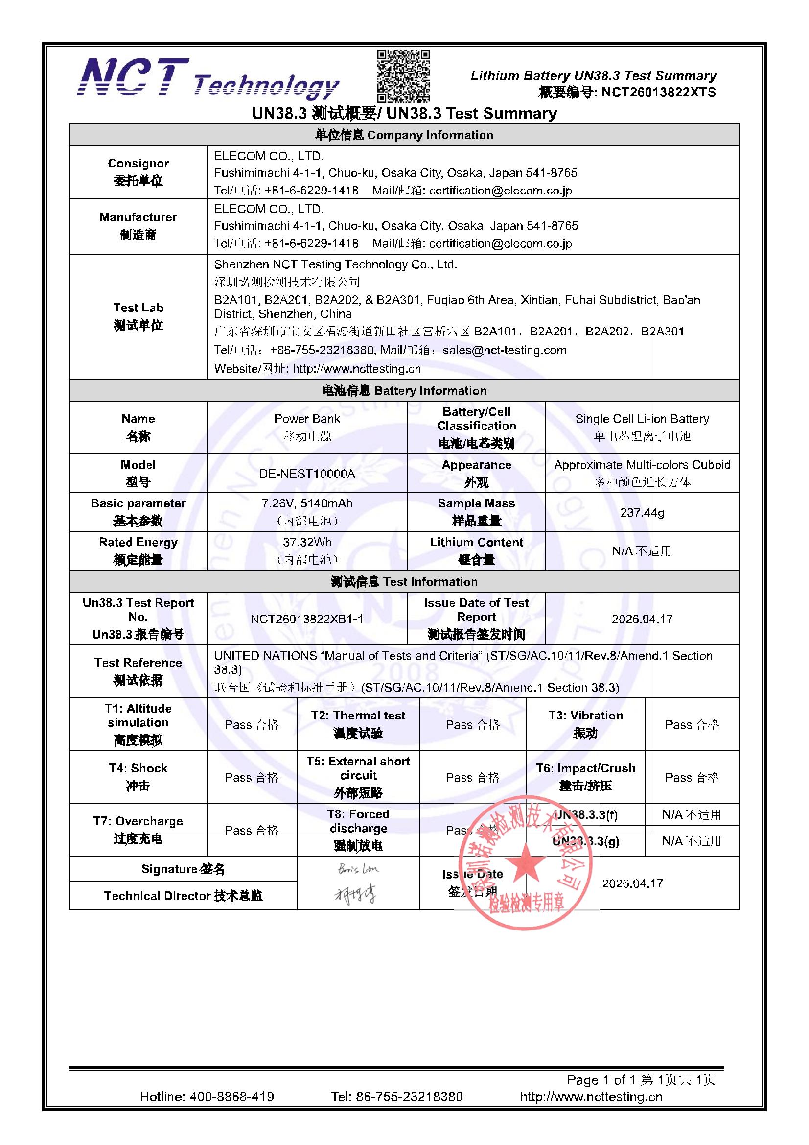 NCT26013822XTS