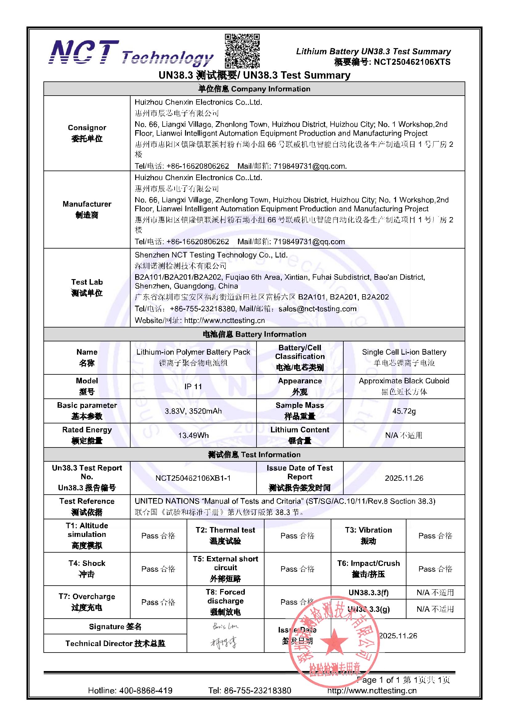 NCT250462106XTS