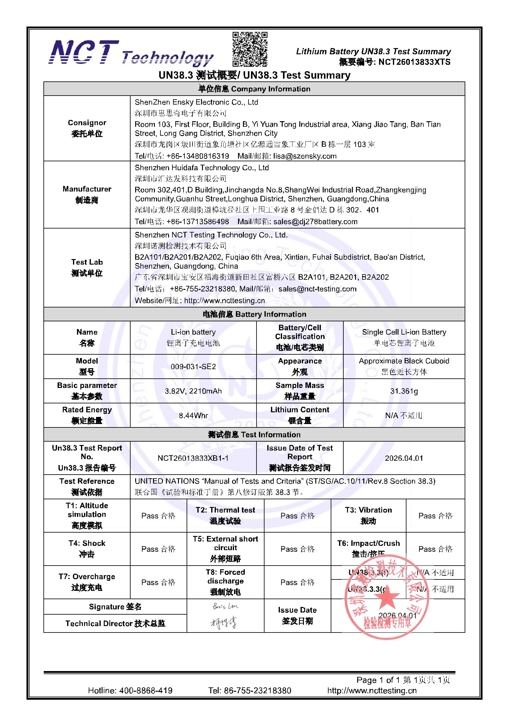NCT26013833XTS