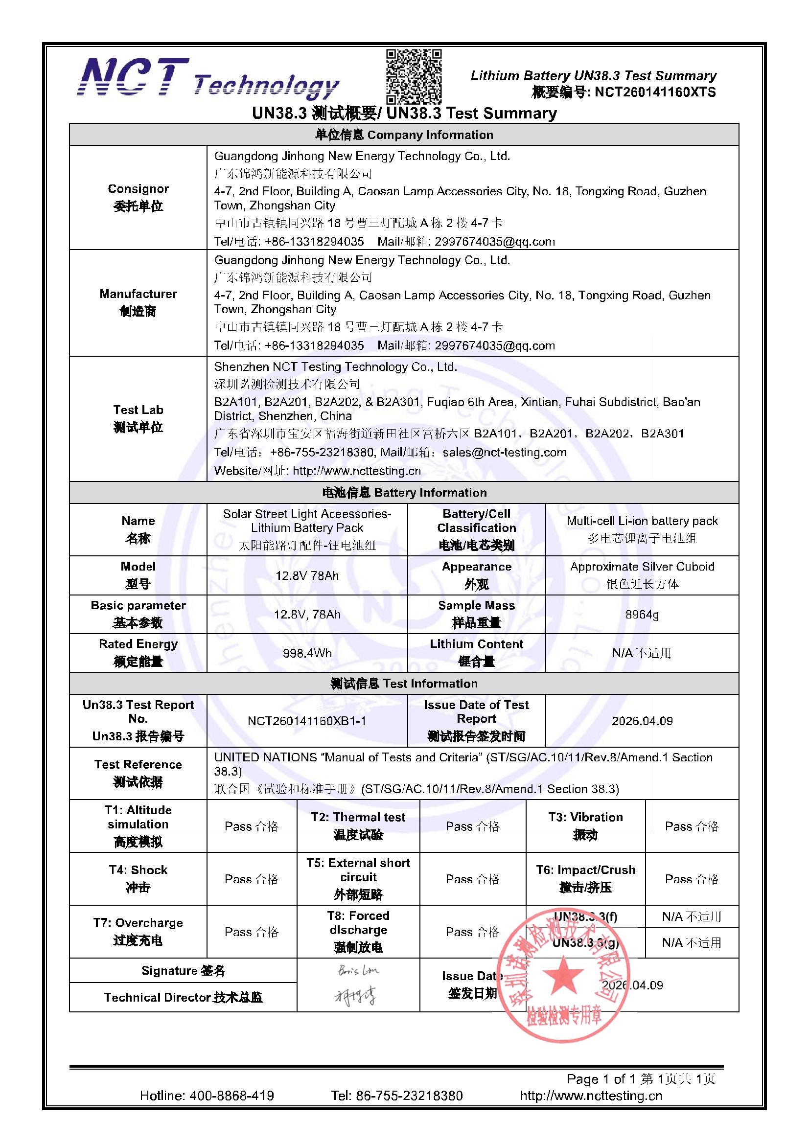 NCT260141160XTS