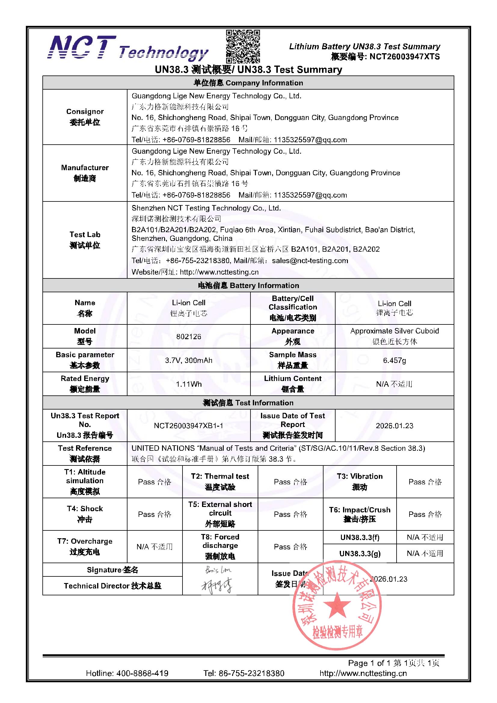 NCT26003947XTS