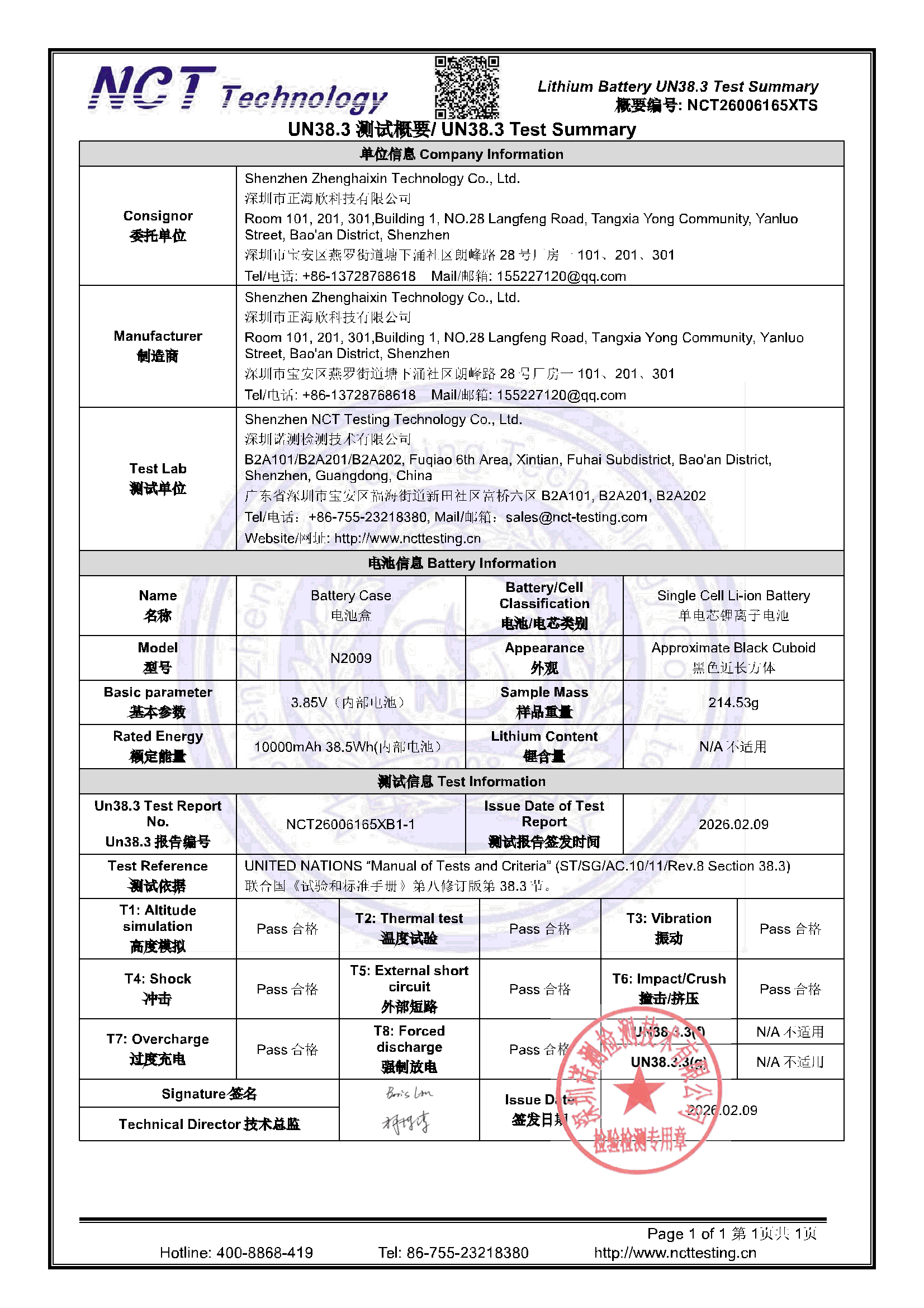 NCT26006165XTS