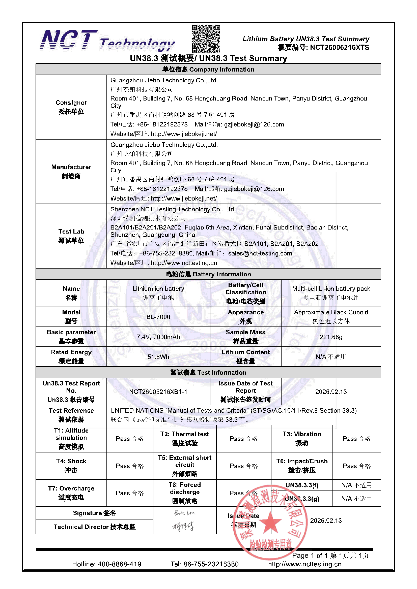 NCT26006216XTS