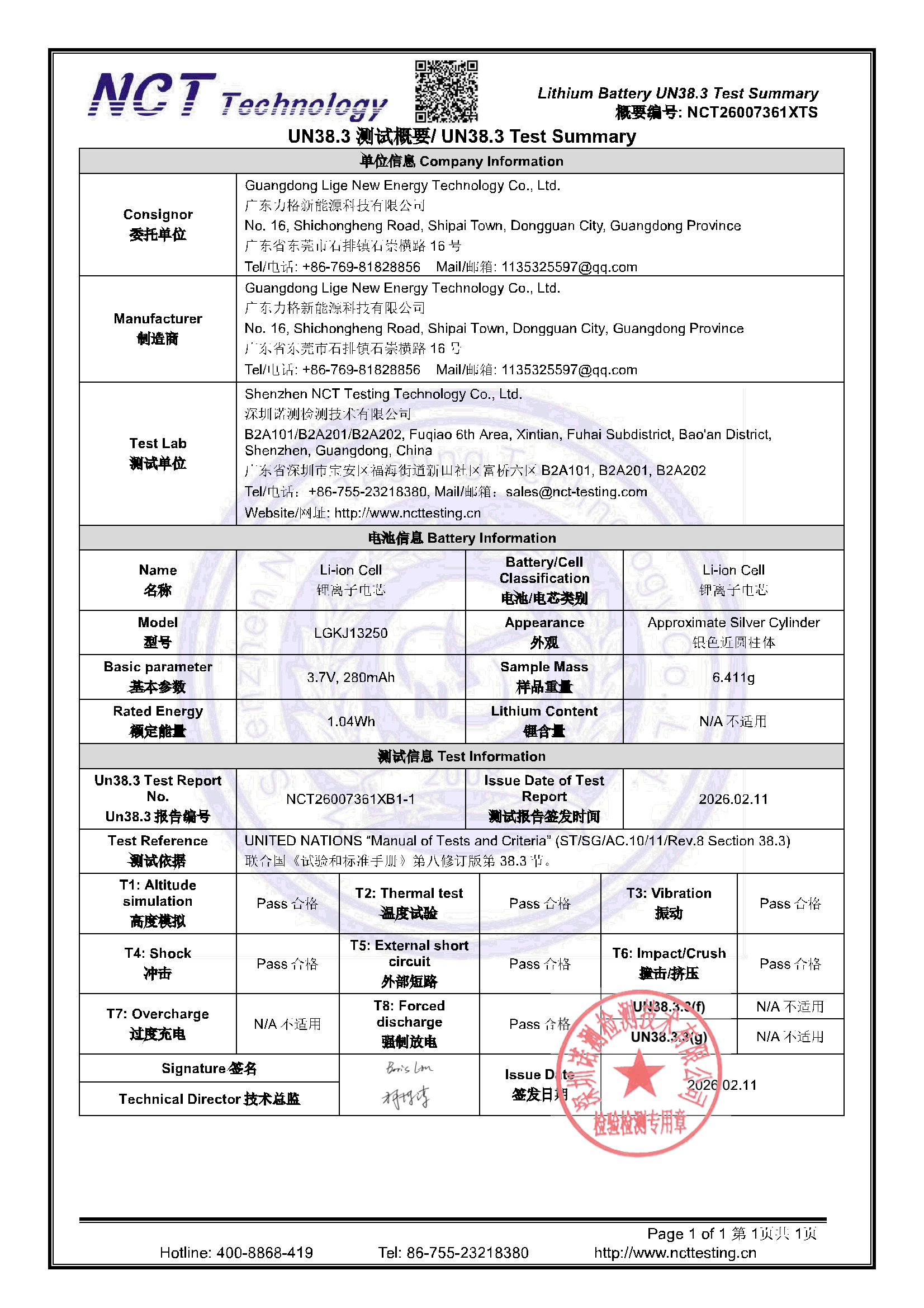 NCT26007361XTS