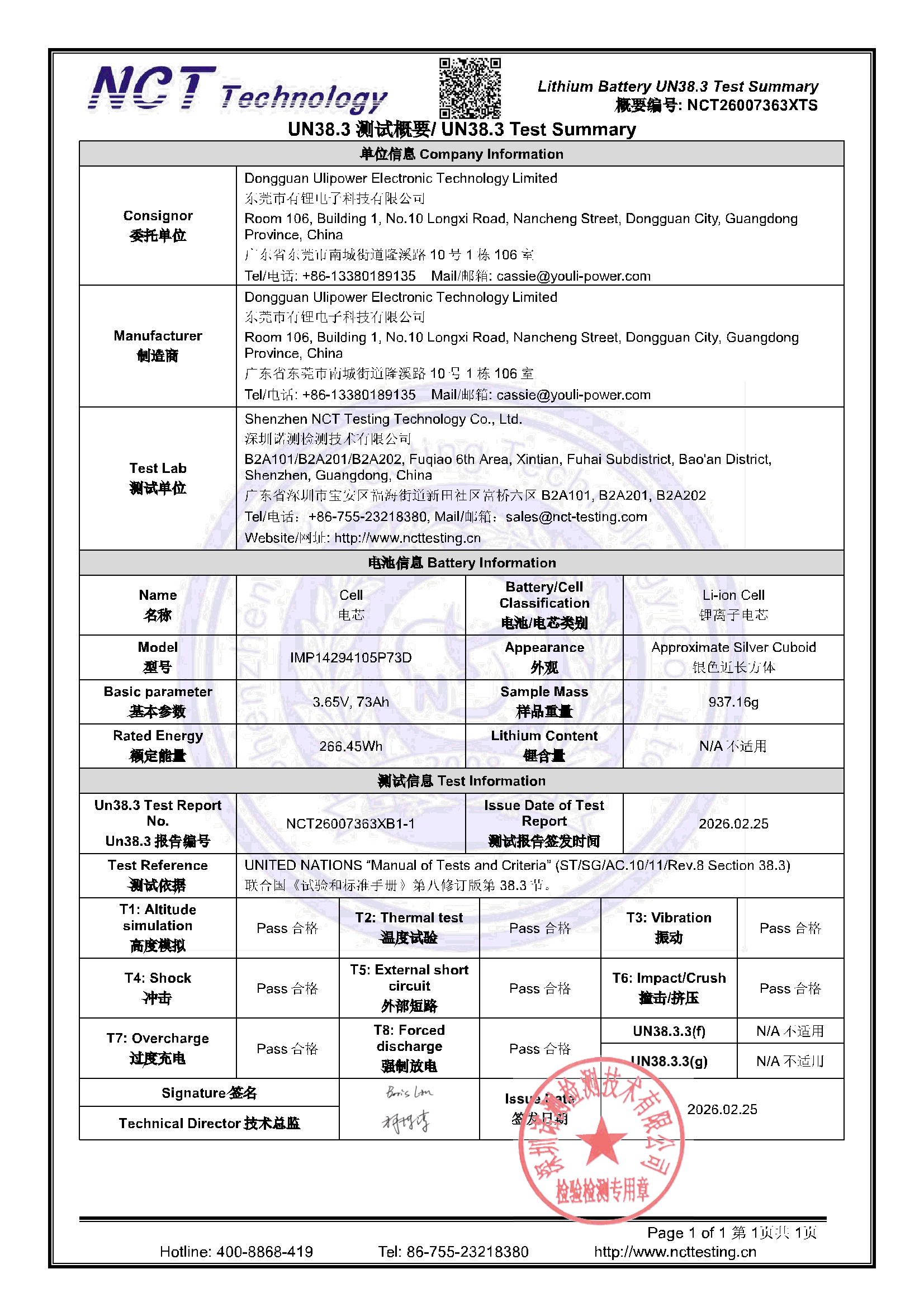 NCT26007363XTS