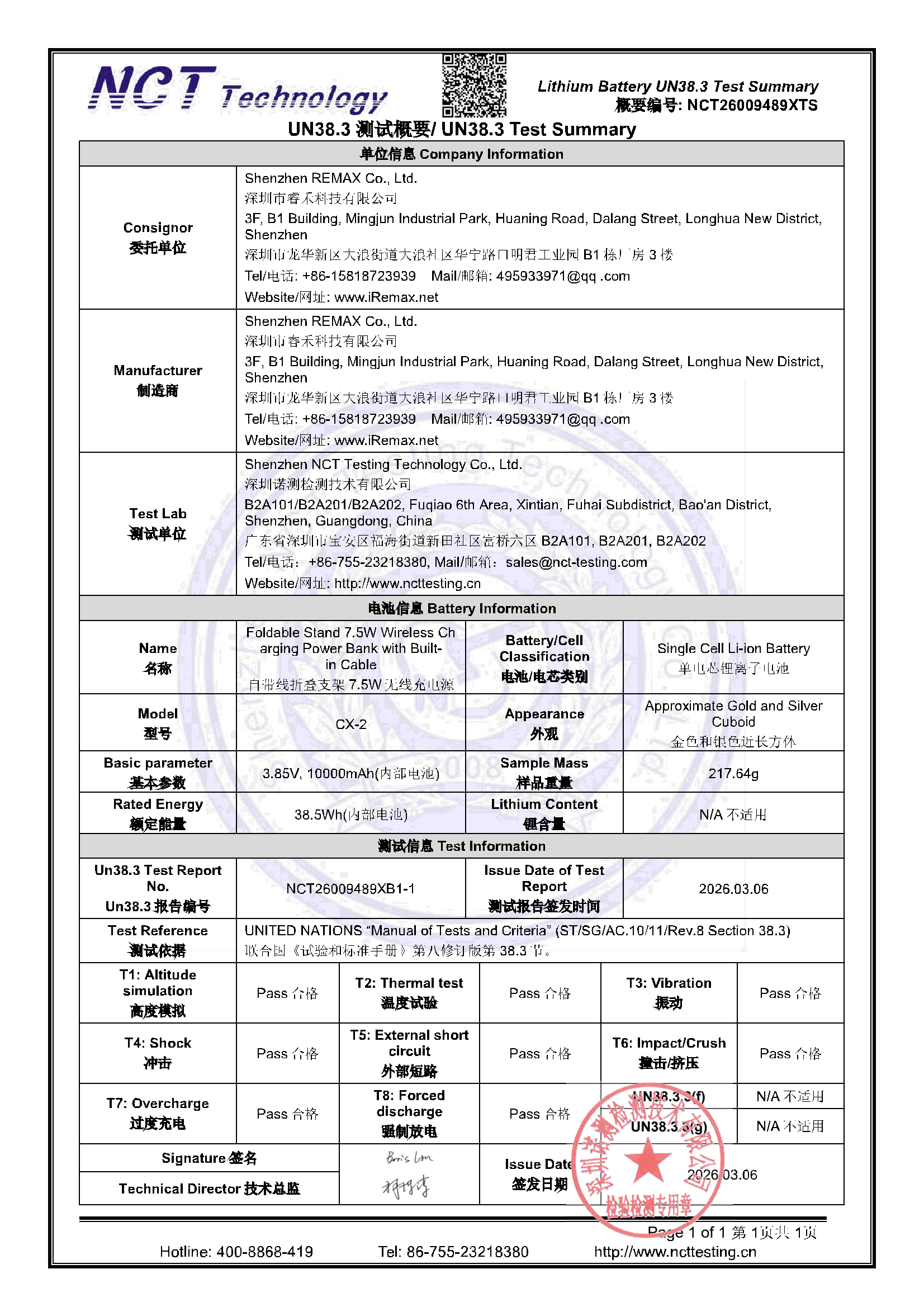 NCT26009489XTS