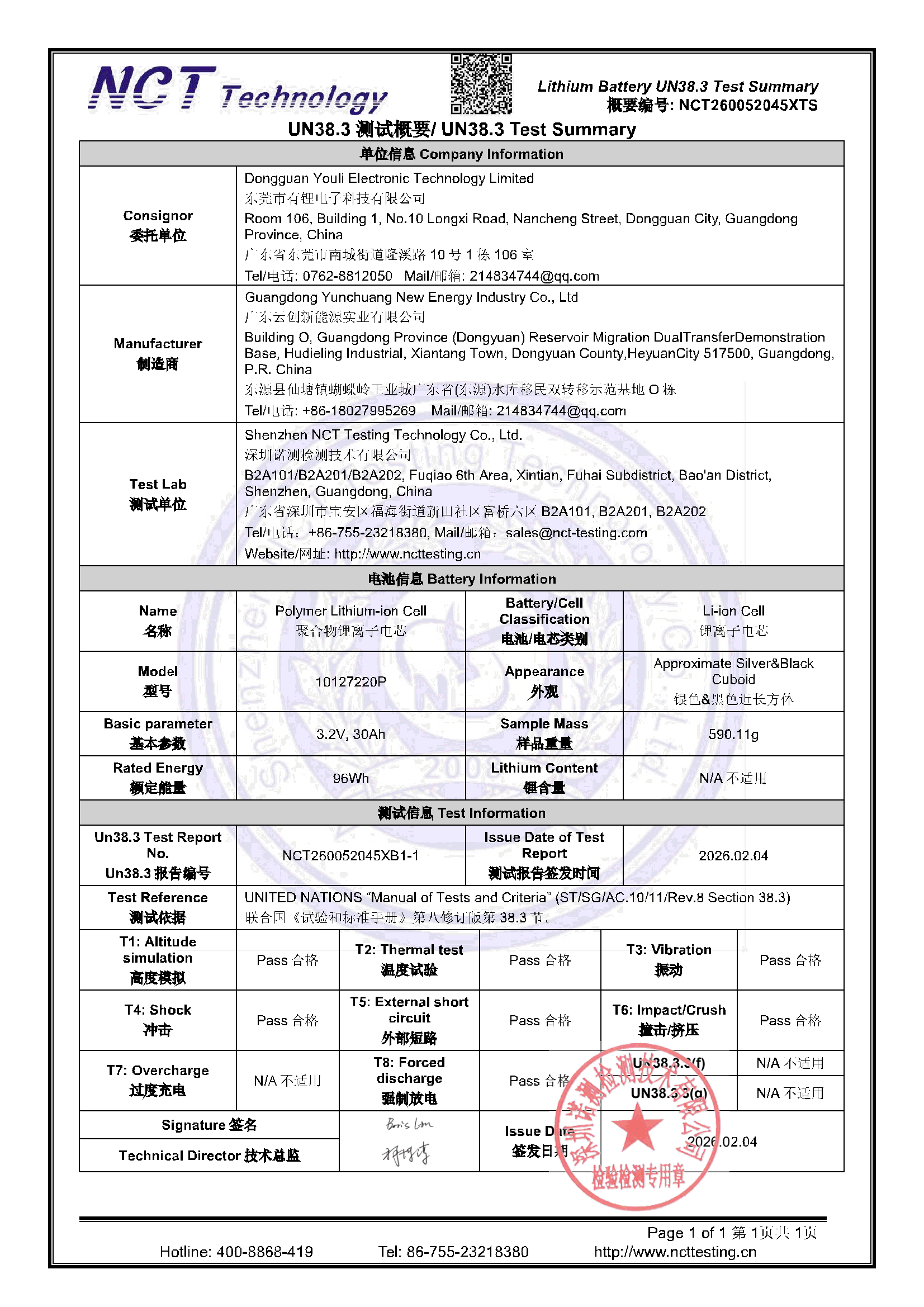 NCT260052045XTS