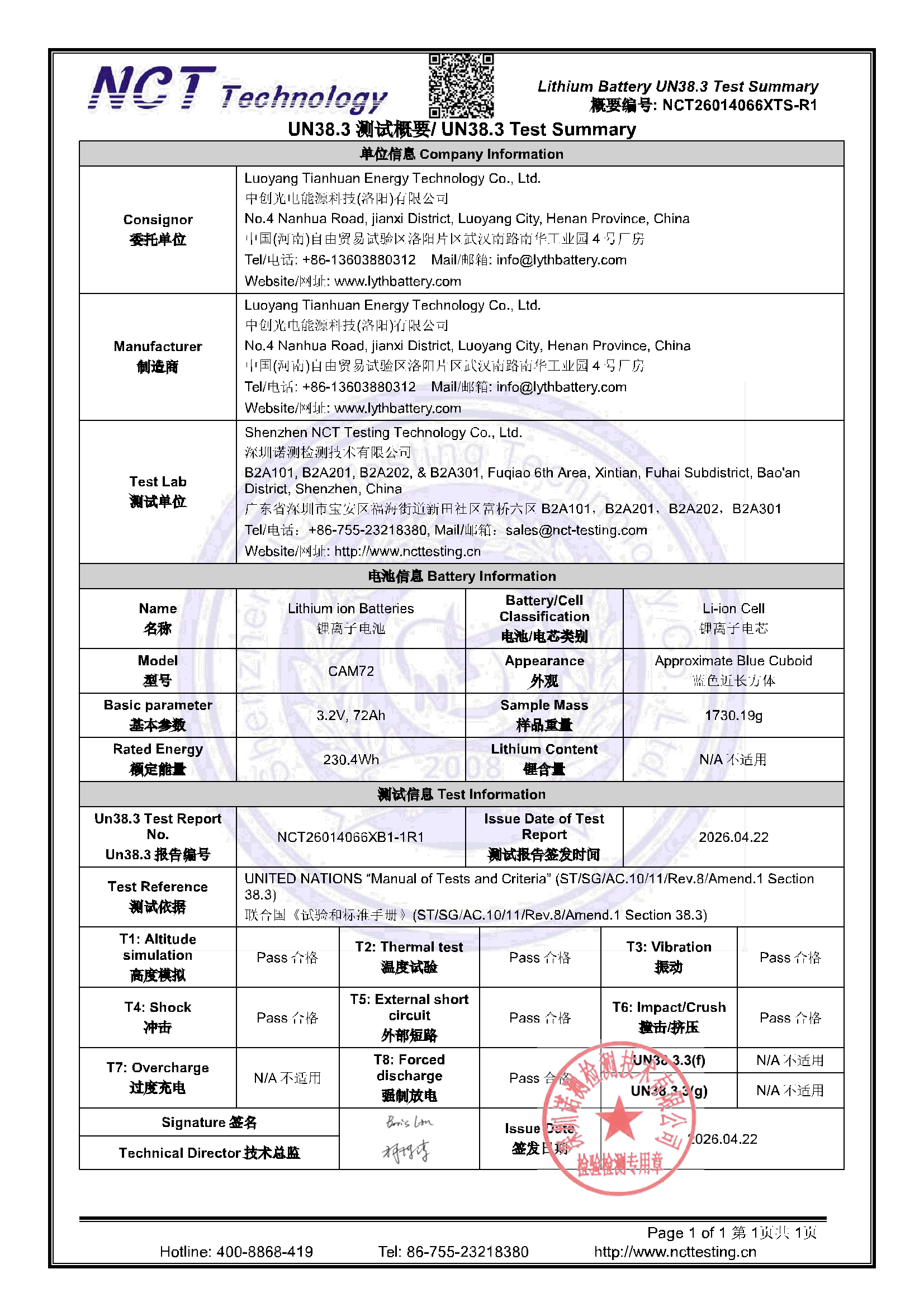 NCT26014066XTS-R1