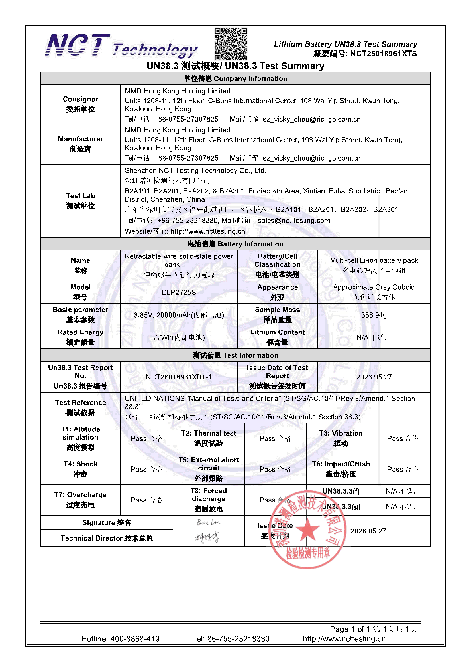 NCT26018961XTS