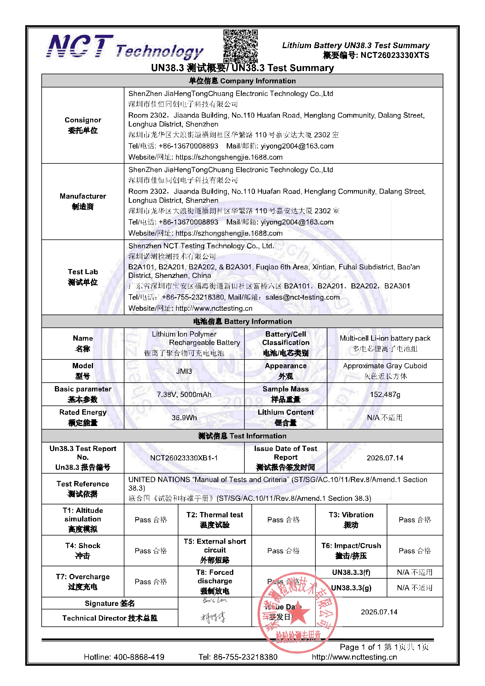 NCT26023330XTS
