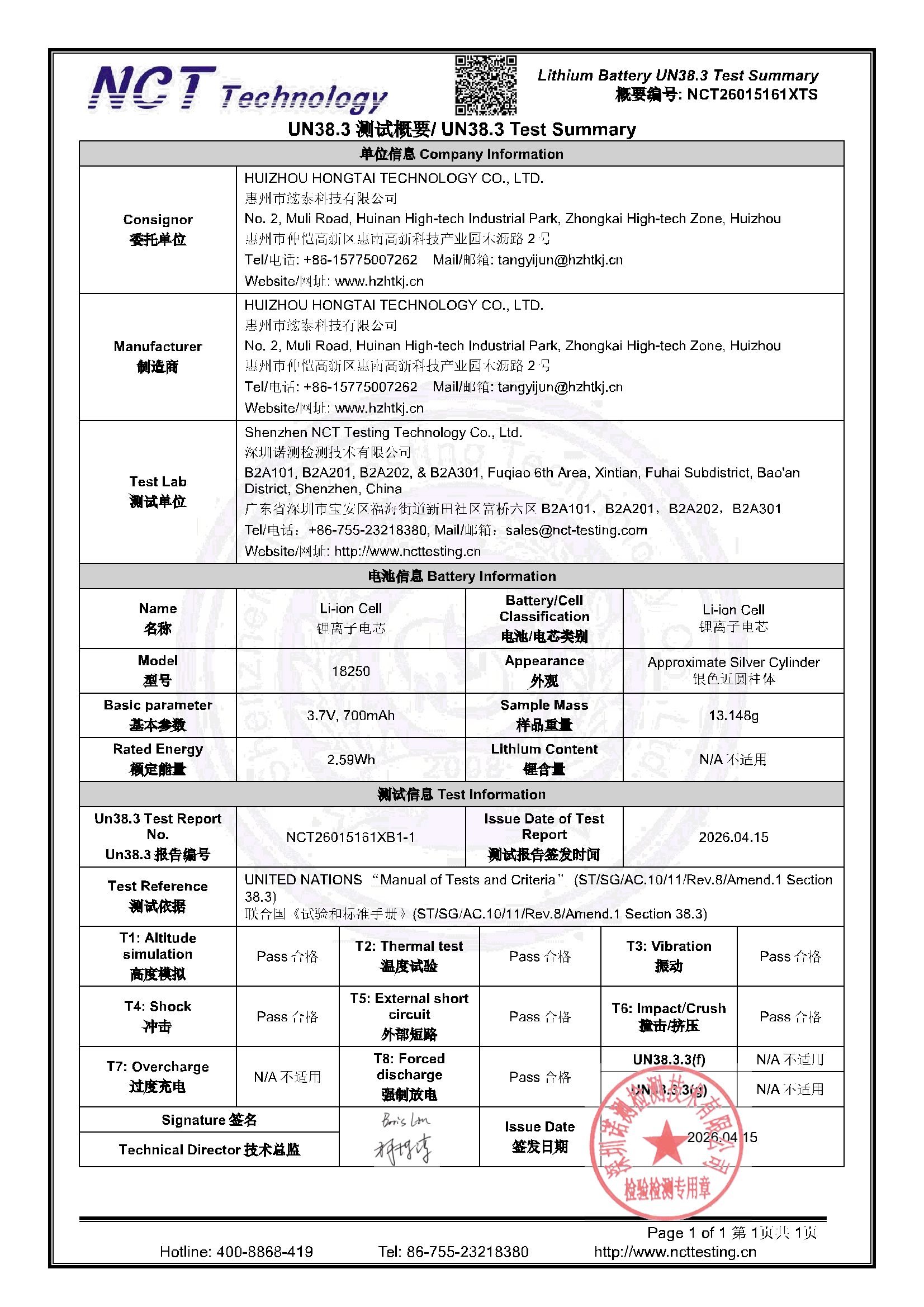 NCT26015161XTS