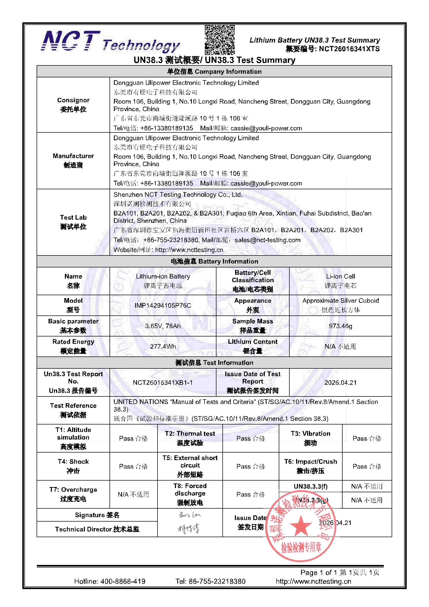 NCT26016341XTS