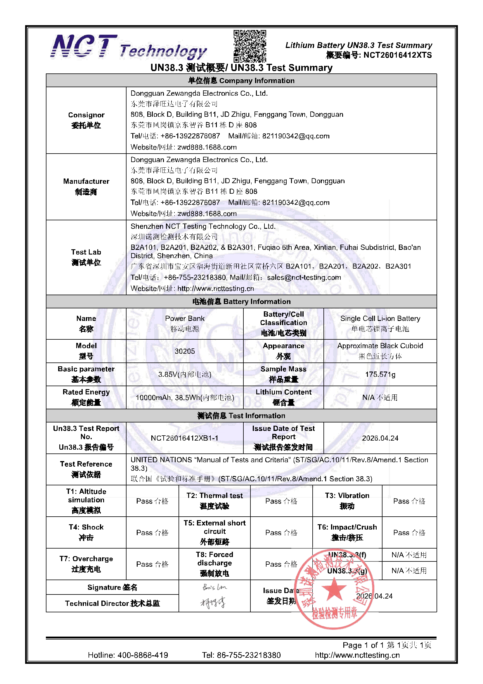 NCT26016412XTS