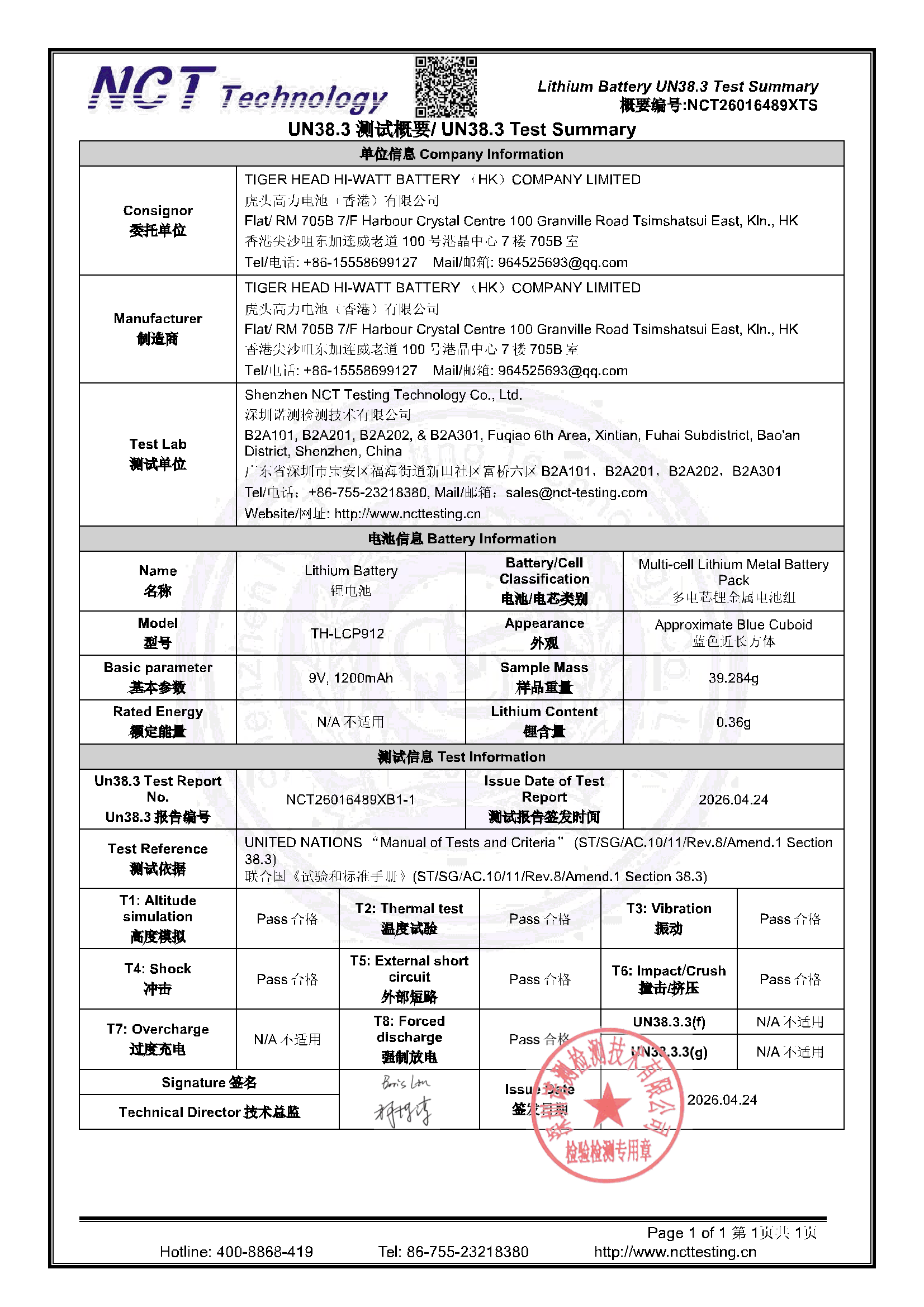 NCT26016489XTS