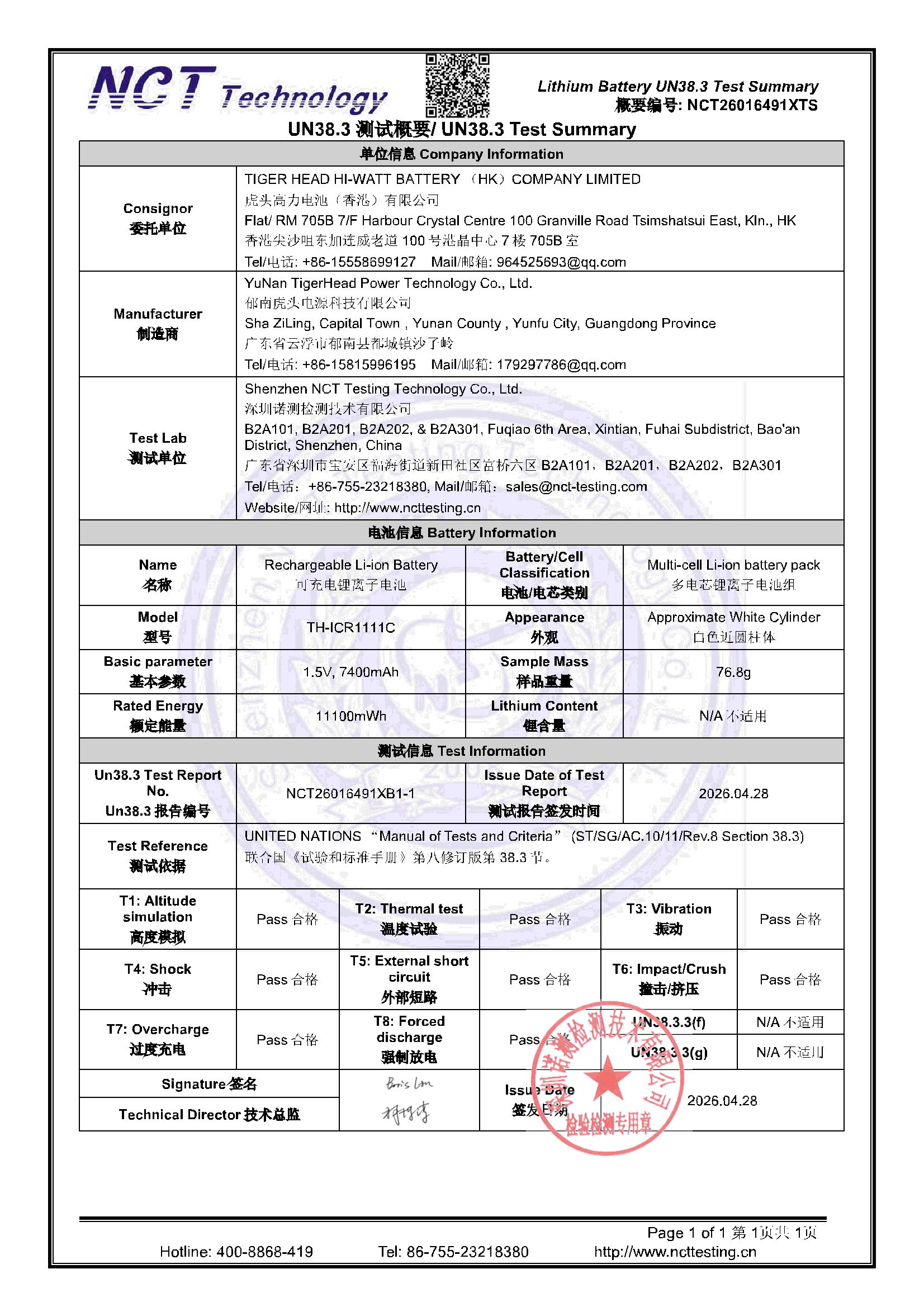 NCT26016491XTS